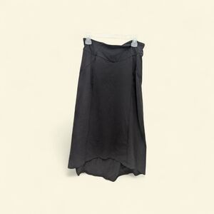 Athleta Black High Low Skirt
